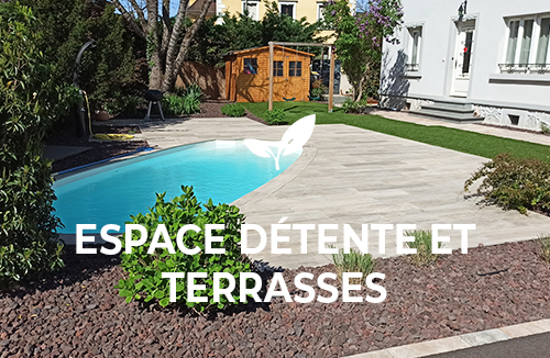 Espace détente et terrasses